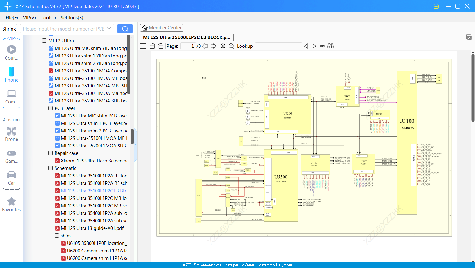 Xiaomi MI 12S Ultra 35100L1P2C L3 BLOCK